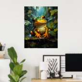 Poster Grenouille (Bureau à domicile)