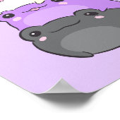 Poster Grenouille à fierté non binaire - Cute Kawaii gren (Coin)