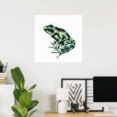 Poster Grenouille à flèche empoisonnée (Bureau à domicile)