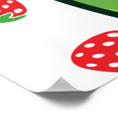 Poster Grenouille à fraise Kawaii (Coin)