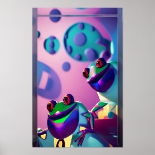 Poster Grenouille à Imaginaire de Ken Gage