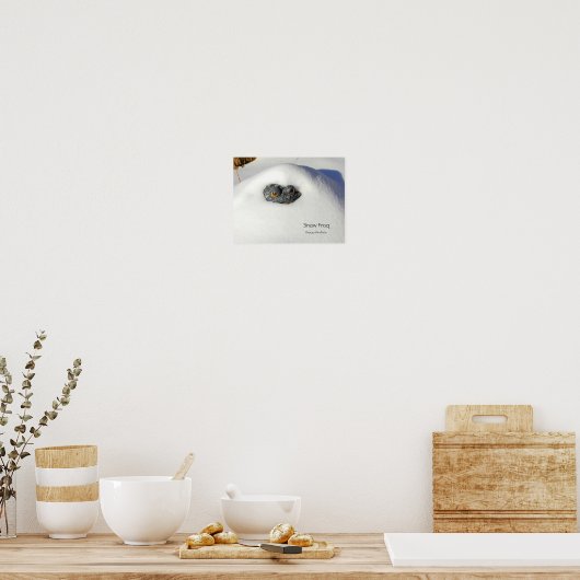 Poster Grenouille à neige (Cuisine)