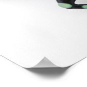 Poster Grenouille à poison noire et verte (Coin)