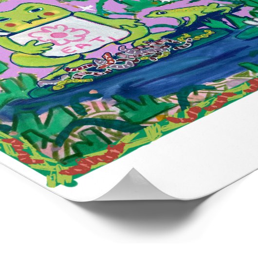 Poster Grenouille affamée (Coin)