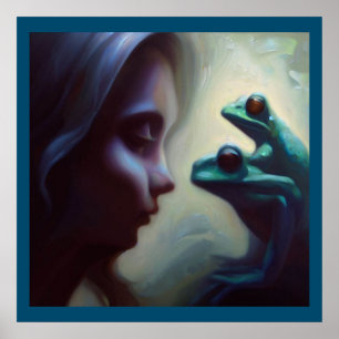 Poster Grenouille animale 2