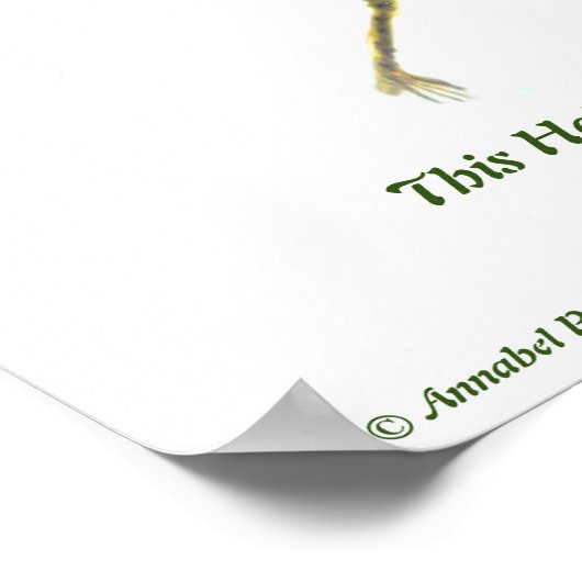 Poster Grenouille, Art Dansant (Coin)