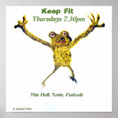 Poster Grenouille, Art Dansant (Devant)