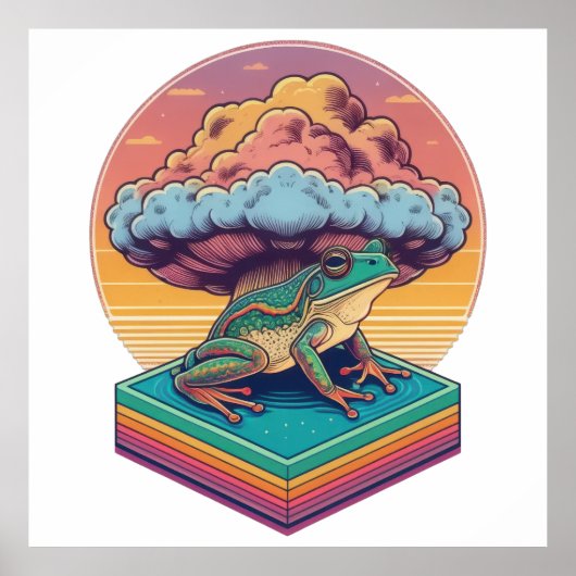 Poster Grenouille atomique (Devant)
