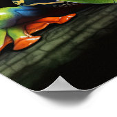 Poster Grenouille aux yeux rouges (Coin)