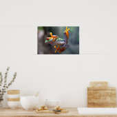 Poster Grenouille colorée (Cuisine)