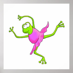 Poster Grenouille de ballet Awkward