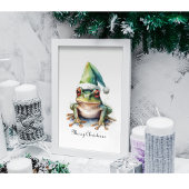 Poster Grenouille de Noël, coutume
