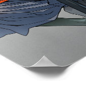 Poster Grenouille de Samurai (Coin)