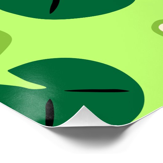 Poster Grenouille drôle (Coin)