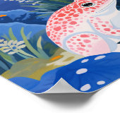 Poster Grenouille du jardin (Coin)