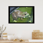 Poster Grenouille en étang (Cuisine)