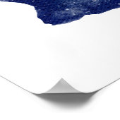 Poster Grenouille Espace Extérieur Astronaute Comète Étoi (Coin)