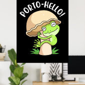 Poster Grenouille Et Champignons (Bureau à domicile)