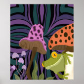 Poster Grenouille Et Champignons Des Arbres Whims (Devant)