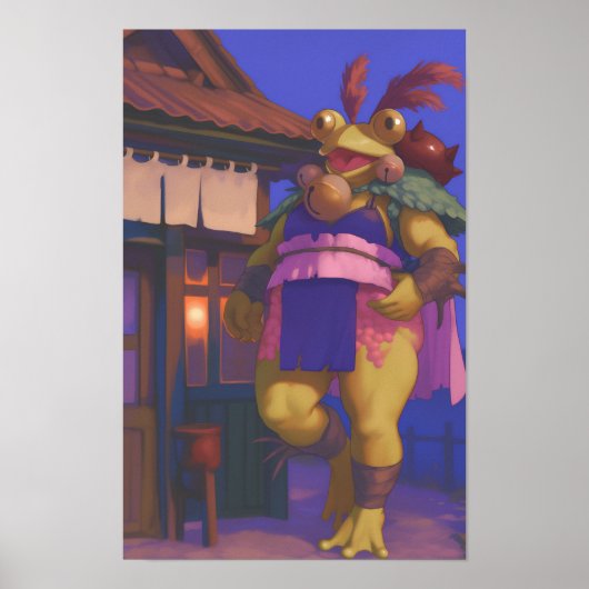 Poster Grenouille Imaginaire (Devant)