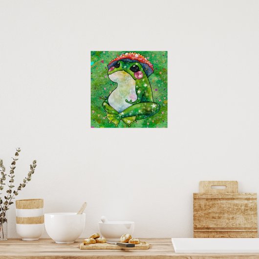 Poster Grenouille nommée Clover (Cuisine)