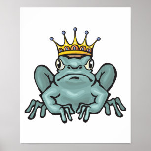 Poster grenouille princière