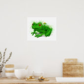 Poster Grenouille "réelle" - Dessin (Cuisine)
