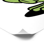 Poster Grenouille Résistante Activisme Mignon Dessin Anim (Coin)