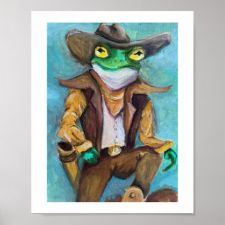 Poster Grenouille Rootin Tootin