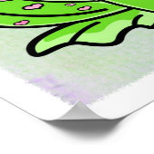 Poster Grenouille Saint-Valentin (Coin)