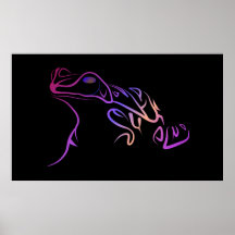 Grenouille stylisée