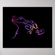 Grenouille stylisée