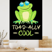 Poster Grenouille Toadal Cool (Cuisine)