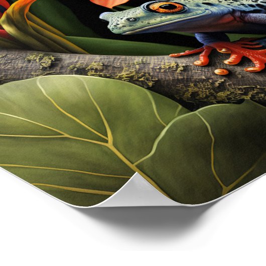 Poster Grenouille verte (Coin)