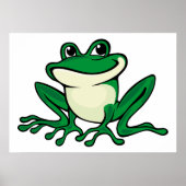 Poster Grenouille verte (Devant)