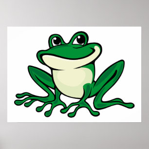 Poster Grenouille verte