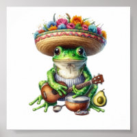Grenouille verte musicale