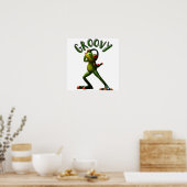 Poster Grenouille verte super (Cuisine)