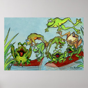 Poster Grenouilles