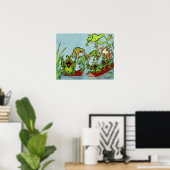 Poster Grenouilles (Bureau à domicile)