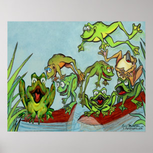 Poster Grenouilles