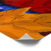 Poster Grenouilles automnales (Coin)