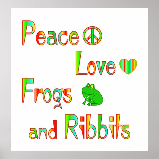 Poster Grenouilles et Ribbits (Devant)