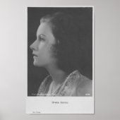 Poster Greta Garbo - Image vintage (Devant)