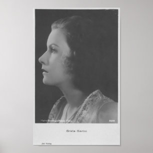 Poster Greta Garbo - Image vintage