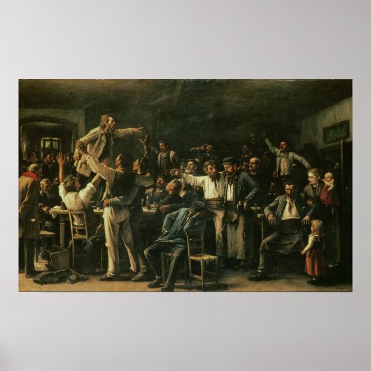 Poster Grève, 1895 (Devant)