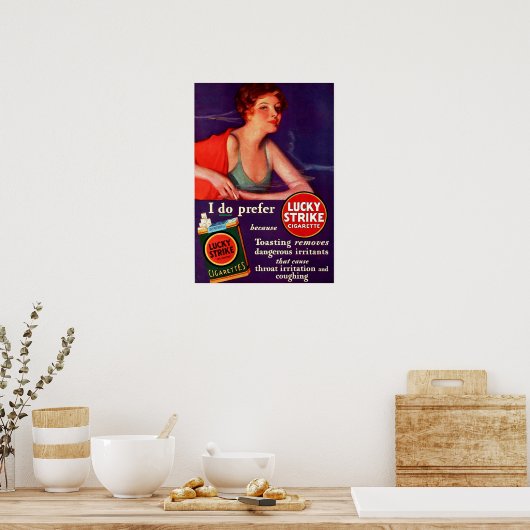 Poster Grève chanceuse de 1930 (Cuisine)