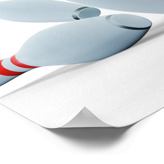 Poster Grève de Bowling (Coin)