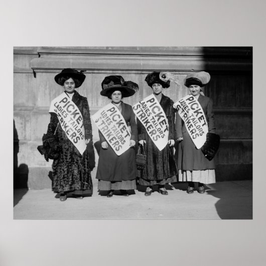 Poster Grève des dames talors, 1910 (Devant)