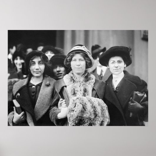 Poster Grève du suffrage, années 1910 (Devant)